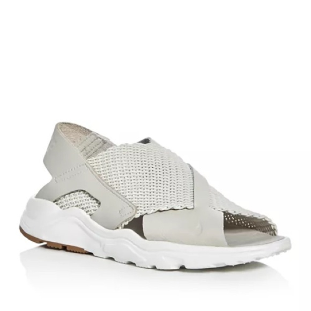 Women's White Mesh Sandals